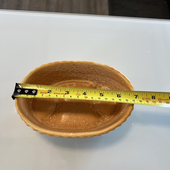 Hull Pottery vintage planter sponge orange USA F 39 - Picture 5 of 7